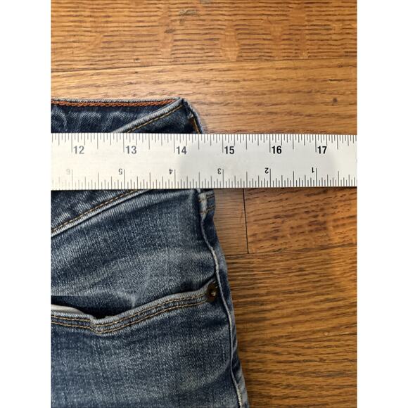 Eddie Bauer Jeans Womens Blue 10 Curvy Straight Specially Dyed - Picture 7 of 10